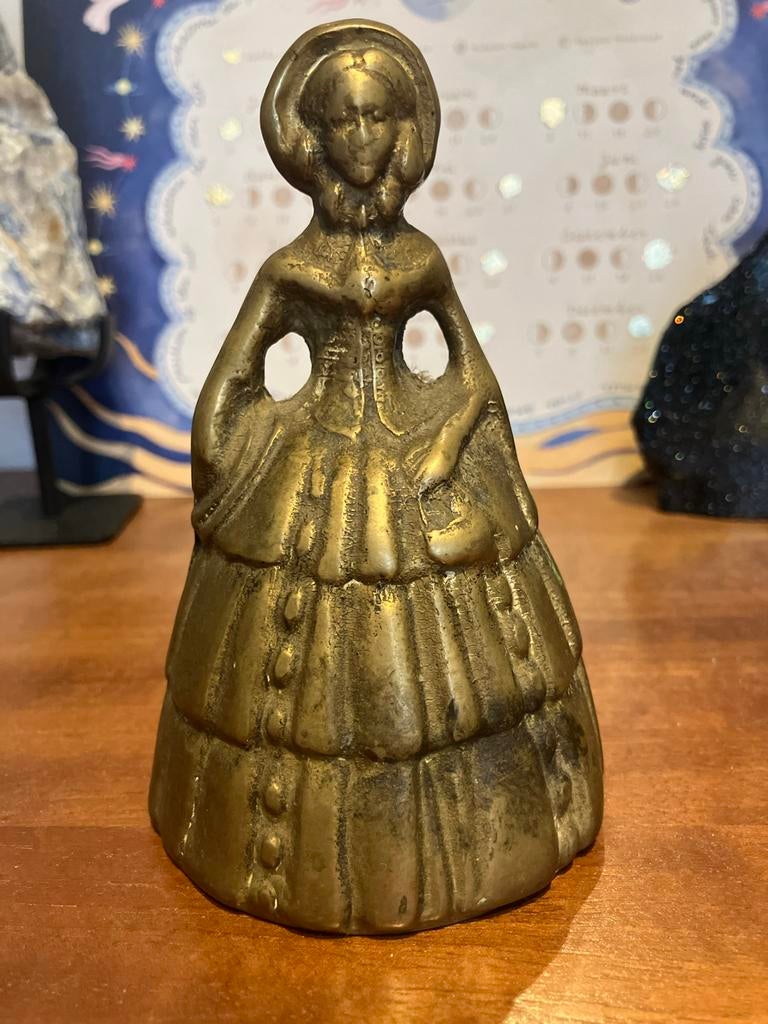 Vintage tafelbel dame, Antiek en Kunst, Ophalen of Verzenden