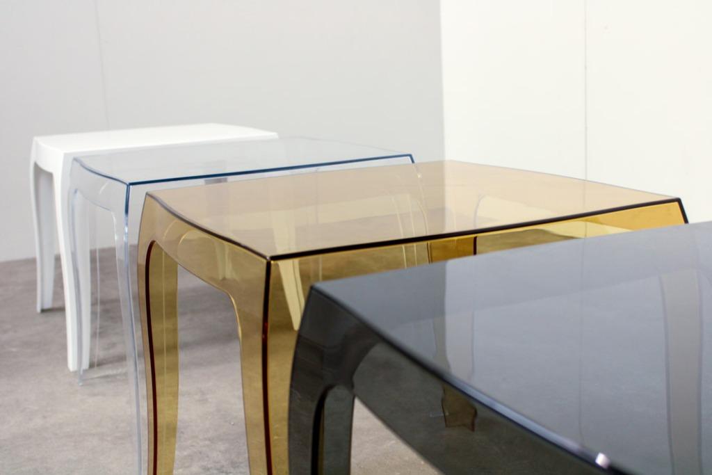 Kunststof | Bijzettafel | Queen | Klassiek, Klassiek, Minder dan 50 cm, Ophalen of Verzenden, Zo goed als nieuw