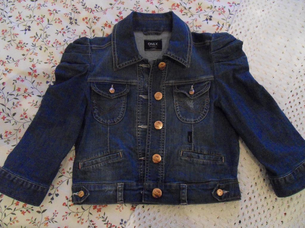 Spijkerjasje Only – maat XS (kort lijfje), Only, Blauw, Ophalen of Verzenden, Zo goed als nieuw