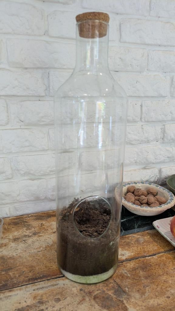 Glazen bloempot, Ophalen, Zo goed als nieuw