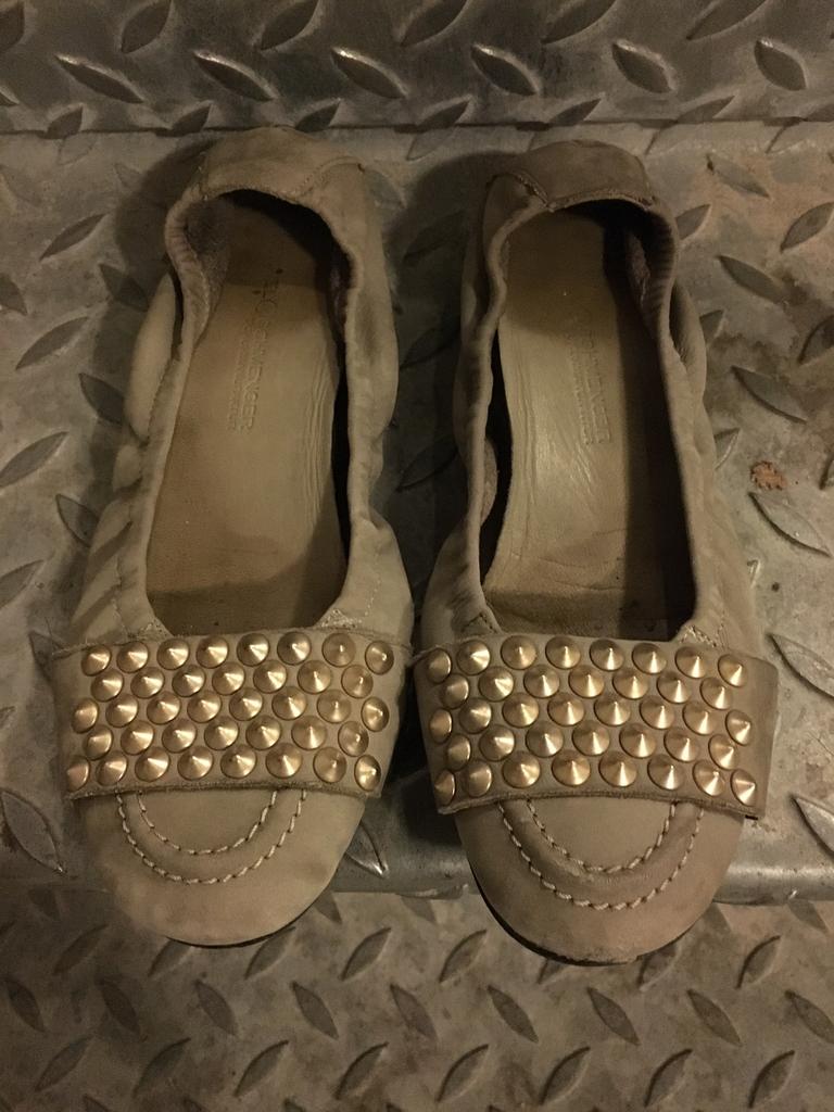 Kennel & schmenger Ballerina groen maat 4,5 / 37,5, Zo goed als nieuw, Groen, Ballerina's, Ophalen of Verzenden