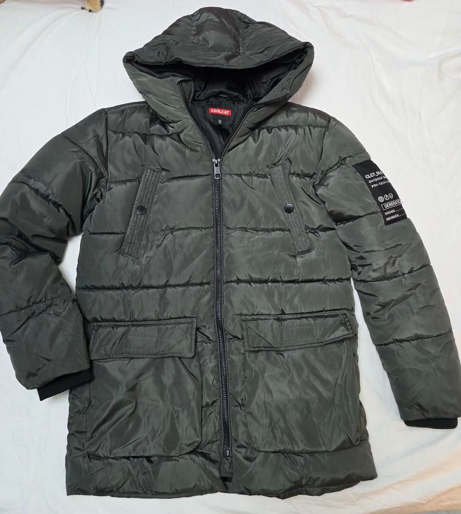 Coolcat Junior gewatteerde winterjas voor jongens 158/164, Ophalen of Verzenden