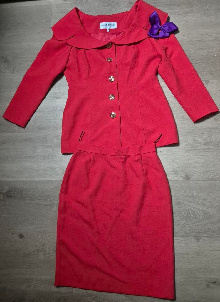 Elegante Sheila de Vries Pak Maat M, Maat 38/40 (M), Sheila de Vries, Kostuum of Pak, Ophalen of Verzenden