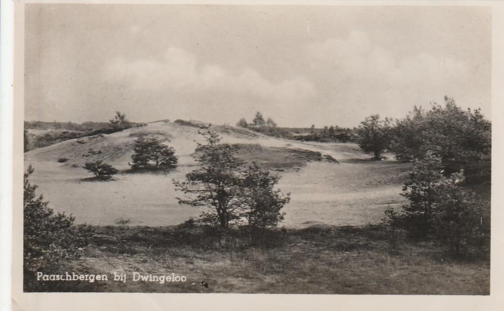 dwingeloo- paaschbergen, Ophalen of Verzenden, 1940 tot 1960, Friesland