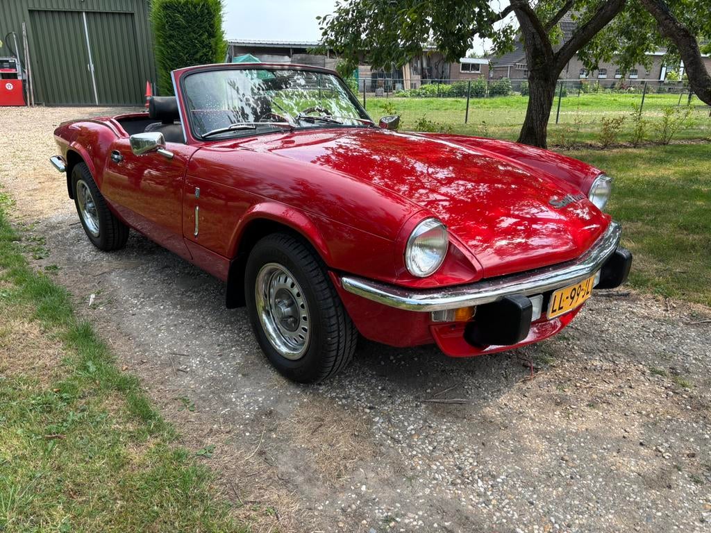 Triumph Spitfire 1.5 TC 1978 Rood, Auto's, Triumph, 1493 cc, 4 cilinders, Cabriolet, Bedrijf