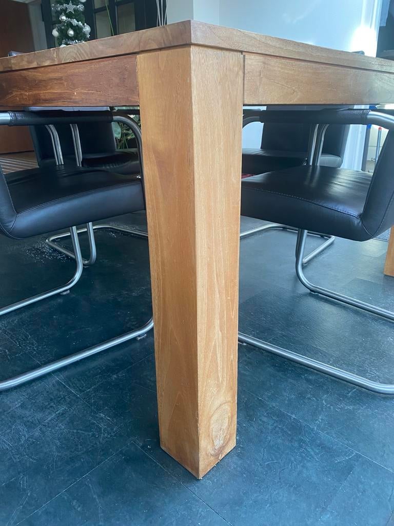 Teakhouten tafel, Ophalen, Gebruikt