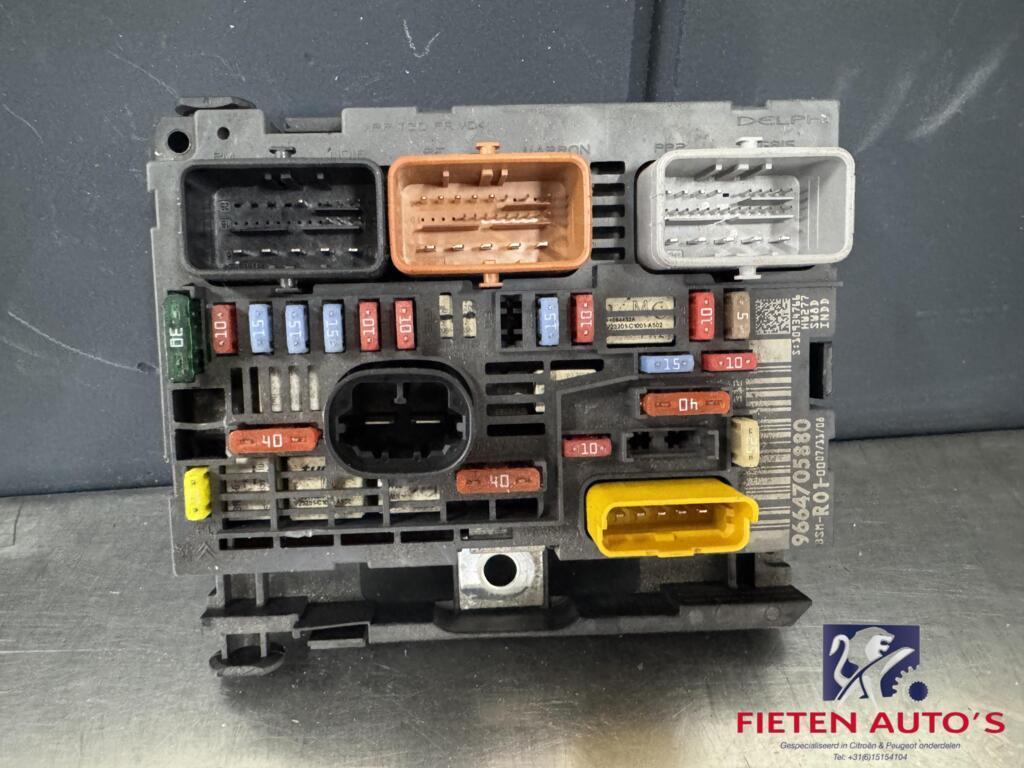 Zekeringkast BSM R01 Citroën Peugeot 966670080 Delphi, Auto-onderdelen, Gebruikt, Citroën, Ophalen of Verzenden, Citroen