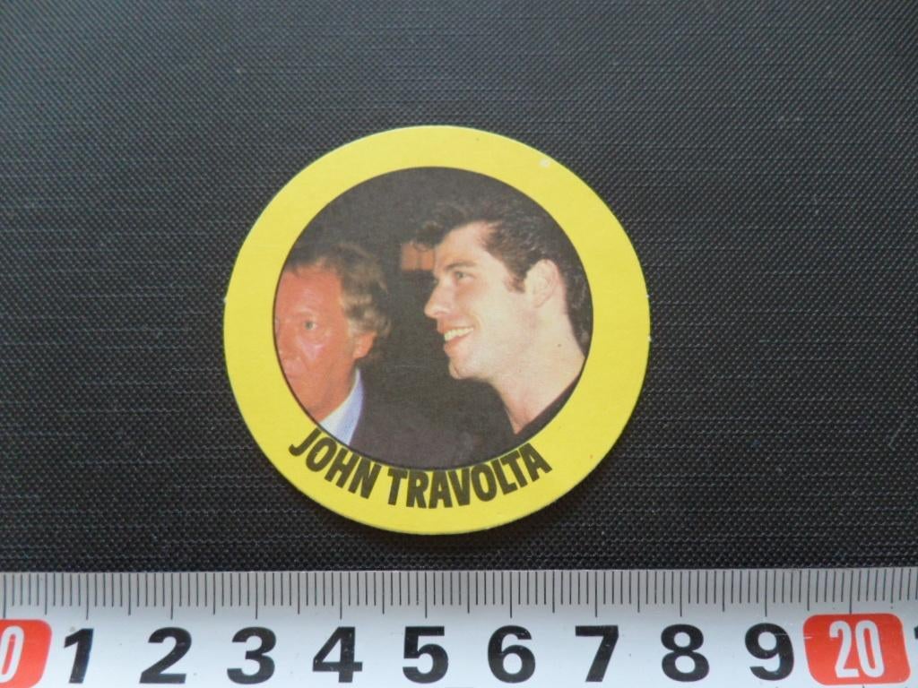 sticker 087 john travolta, Verzamelen, Ophalen, Zo goed als nieuw