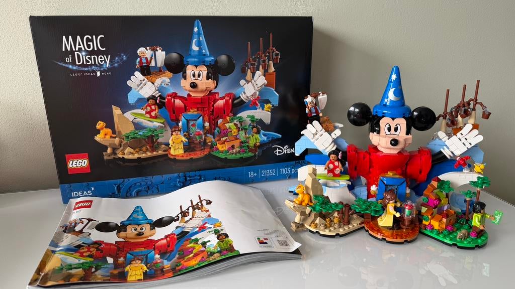 Lego Ideas Magic of Disney 21352 compleet, Lego, Compleet, Ophalen of Verzenden, Zo goed als nieuw