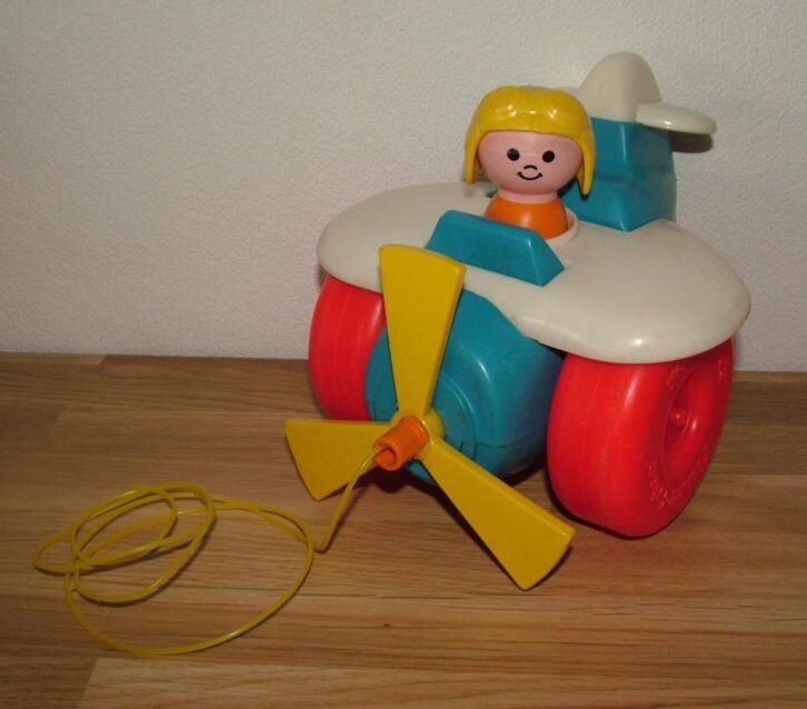 Fisher price vliegtuig draaiende propeller, Ophalen of Verzenden, Zo goed als nieuw