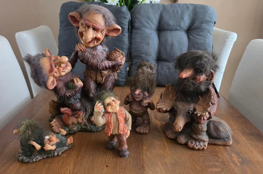 Noorse Trollen Beeldjes - Fosse-Troll Collectie, Ophalen of Verzenden, Zo goed als nieuw