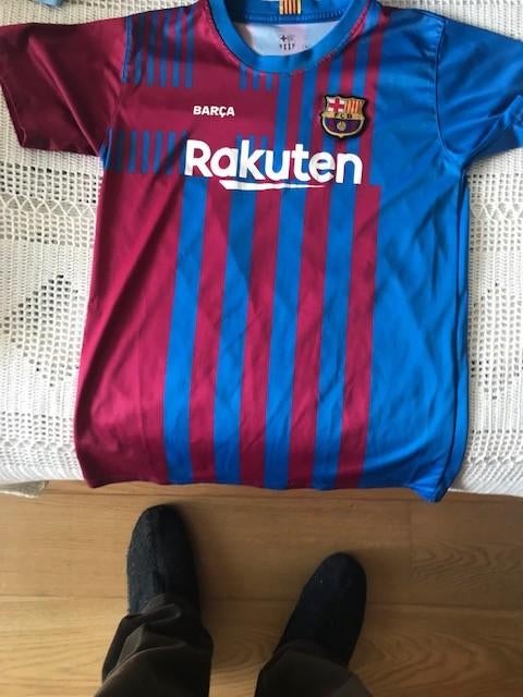 FC Barcelona shirt, Ophalen of Verzenden, Zo goed als nieuw, Jongen, Shirt of Longsleeve