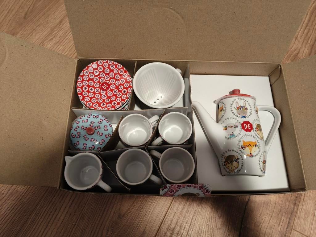 Douwe Egberts kinderserviesje, Ophalen, Nieuw, Glas, Overige stijlen