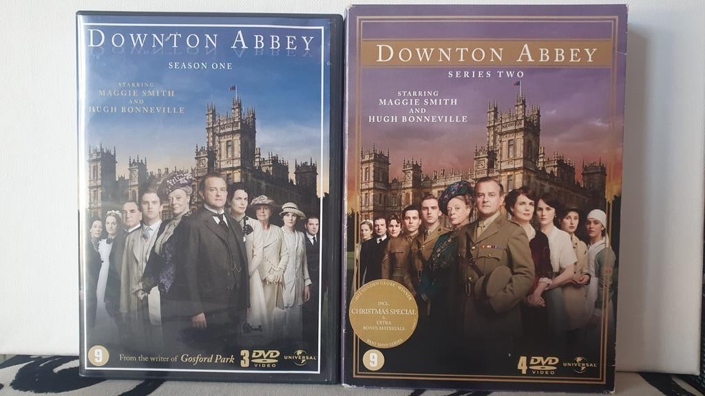 Downton Abbey DVD - Seizoen 1 & 2, setprijs, Ophalen of Verzenden, Gebruikt, Overige typen