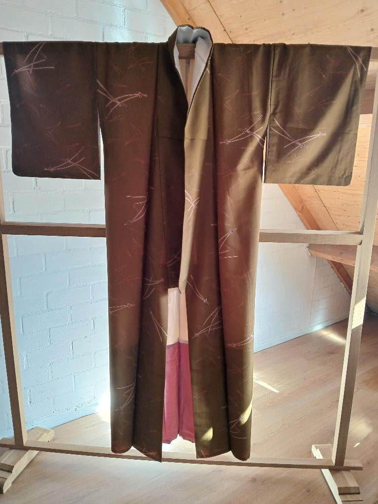 Traditionele Japanse Kimono masterd brown
