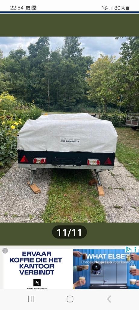 RACLET  PANAMA UP 2014  EASY PACK, Caravans en Kamperen, Vouwwagens, Ophalen, Tot en met 4