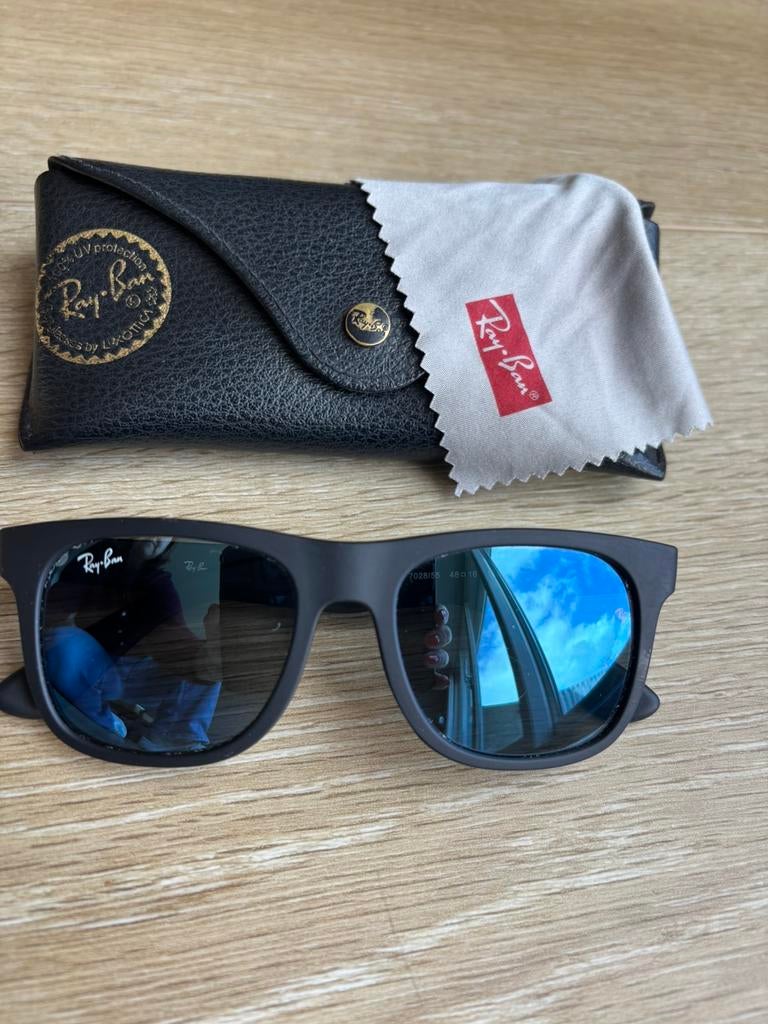 RayBan Justin jr zonnebril, Ophalen of Verzenden, Gebruikt