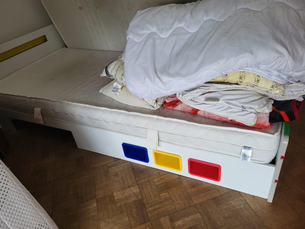 Lego bed voor kinderkamer jongen of meisje, 85 tot 100 cm, Gebruikt, 180 cm of meer, Ophalen