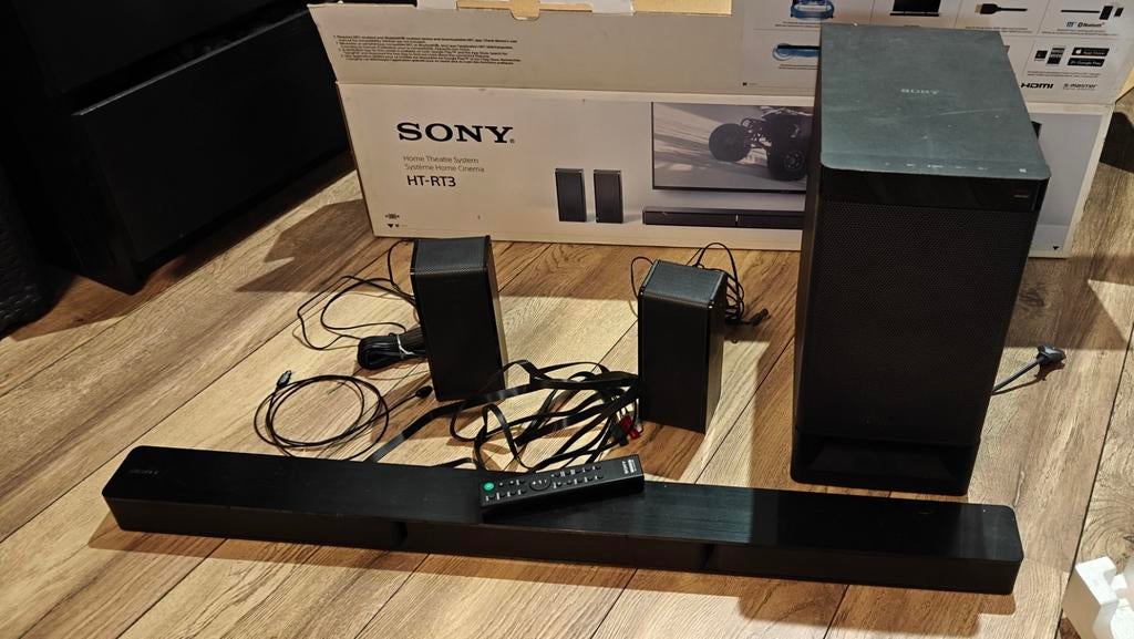 Sony HT-RT3 Home Cinema set met soundbar en originele doos, Soundbar, 70 watt of meer, Ophalen of Verzenden, Zo goed als nieuw