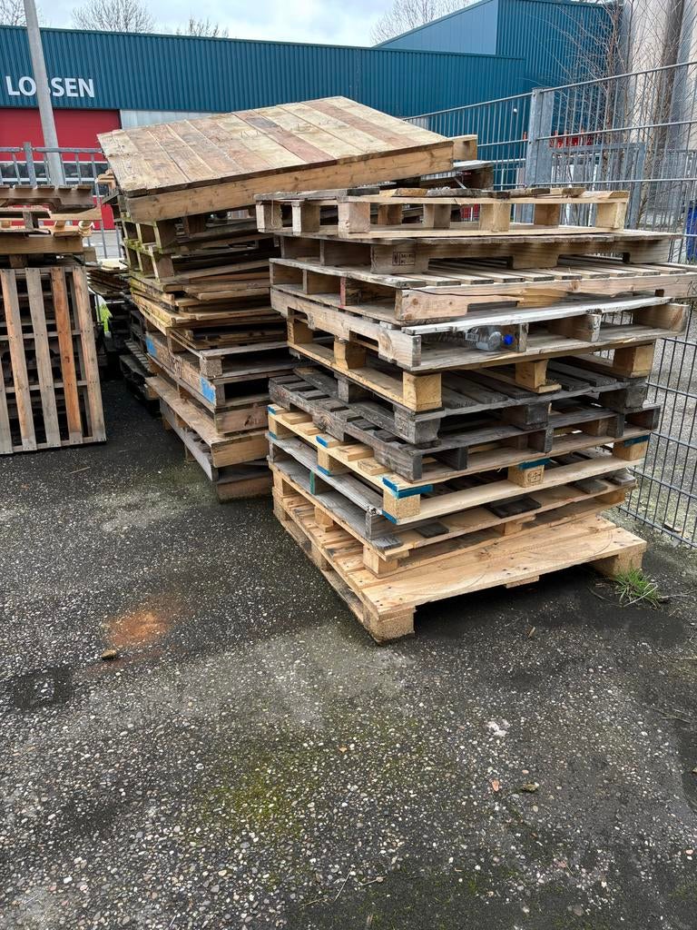 Houten pallets, Ophalen, Gebruikt, 25 tot 50 mm, 200 tot 250 cm