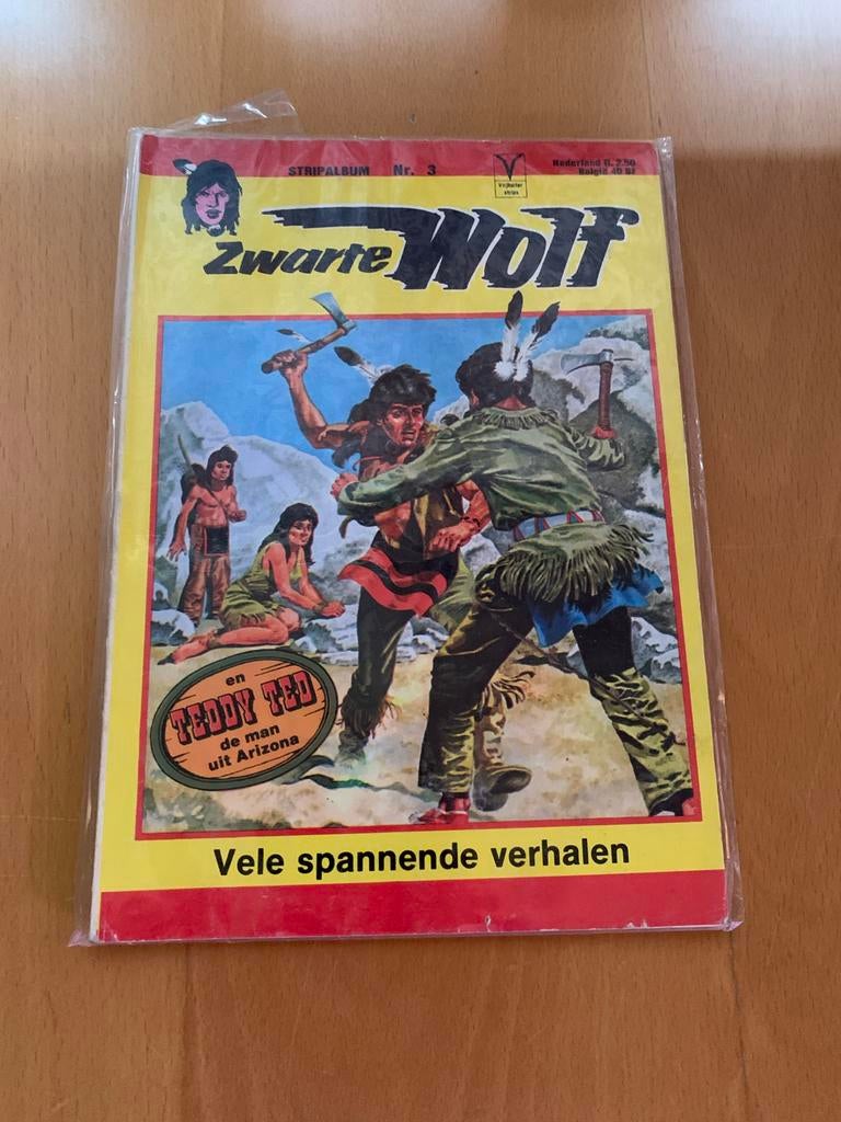 Zwarte Wolf Stripalbum Nr. 3 en Teddy Ted, Eén stripboek, Ophalen of Verzenden, Gelezen