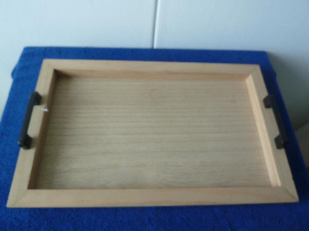 Houten dienblad, Ophalen of Verzenden, Rechthoekig, Hout