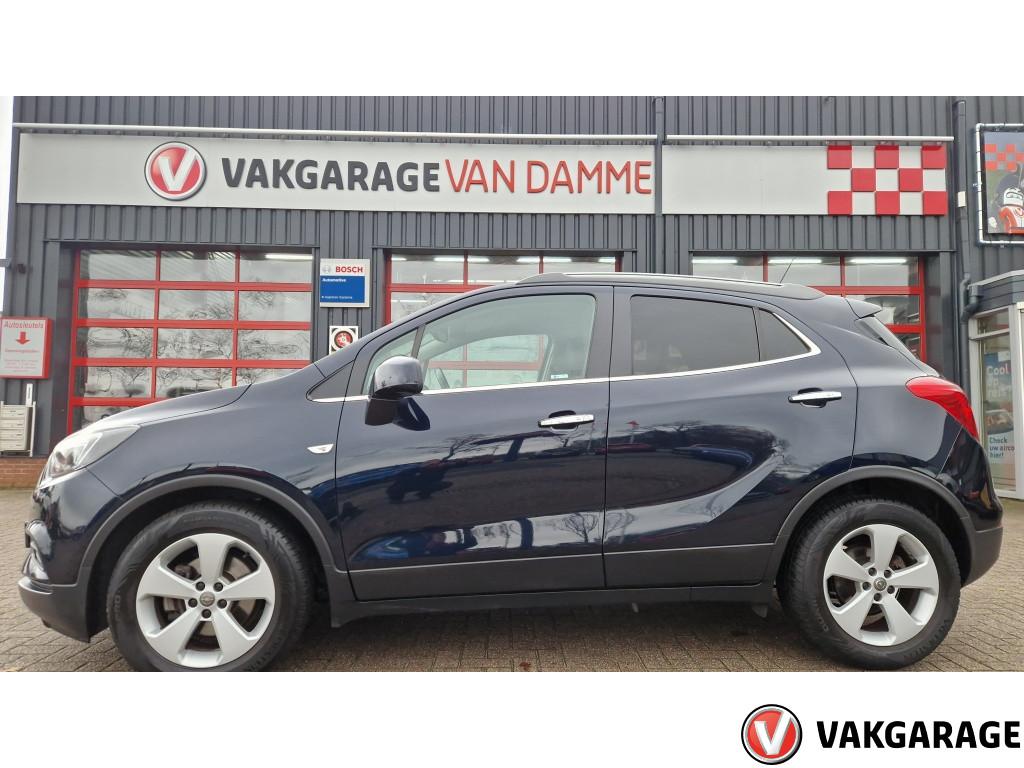 Opel Mokka X trekhaak 1.4 Turbo Innovation (bj 2018), Euro 6, Blauw, Origineel Nederlands, Handgeschakeld