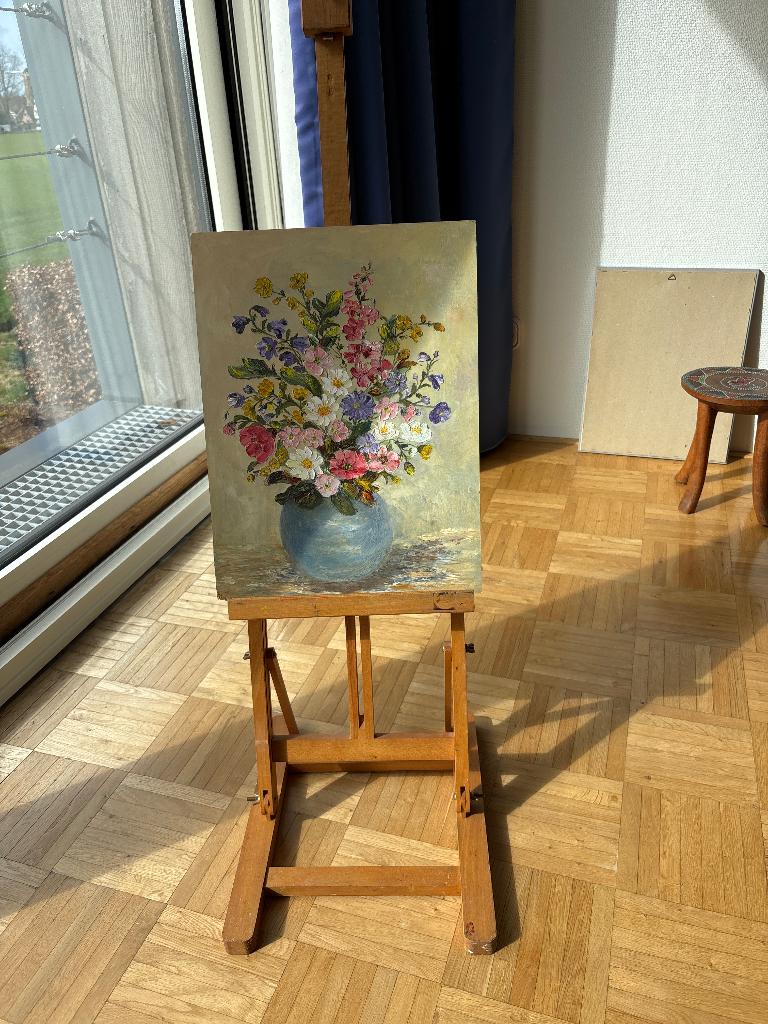 Tafelmodel schildersezel, Hobby en Vrije tijd, Schilderen, Ophalen, Gebruikt, Ezel