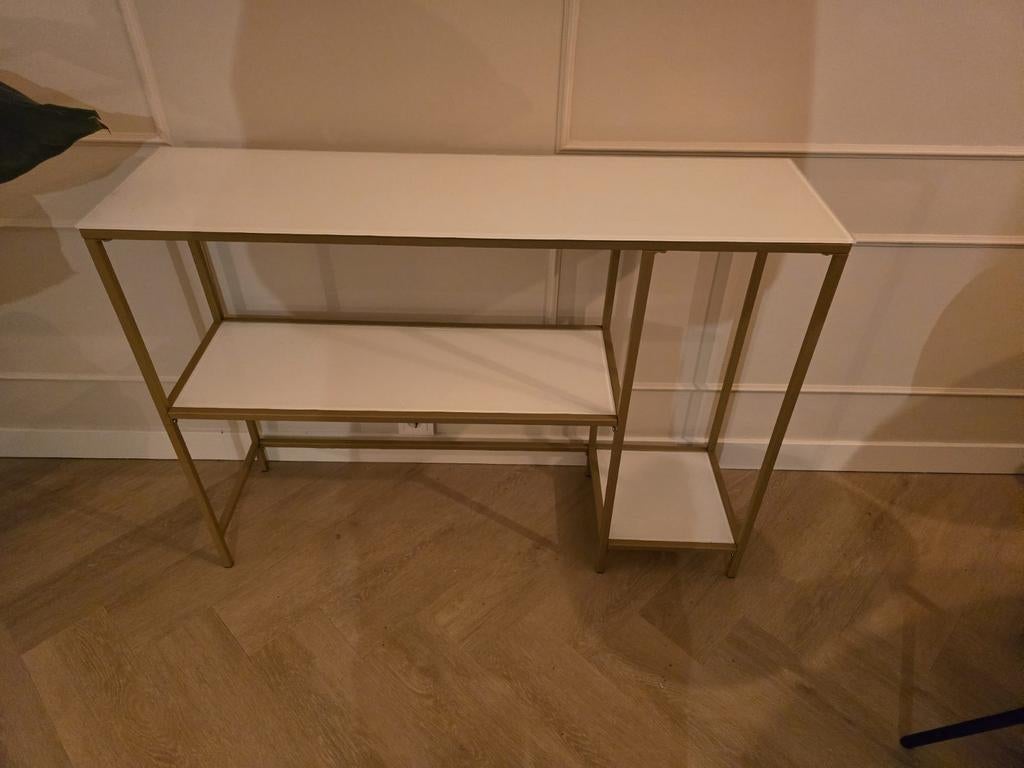 Dressoir kastje JYSK wit goud, Huis en Inrichting, Ophalen