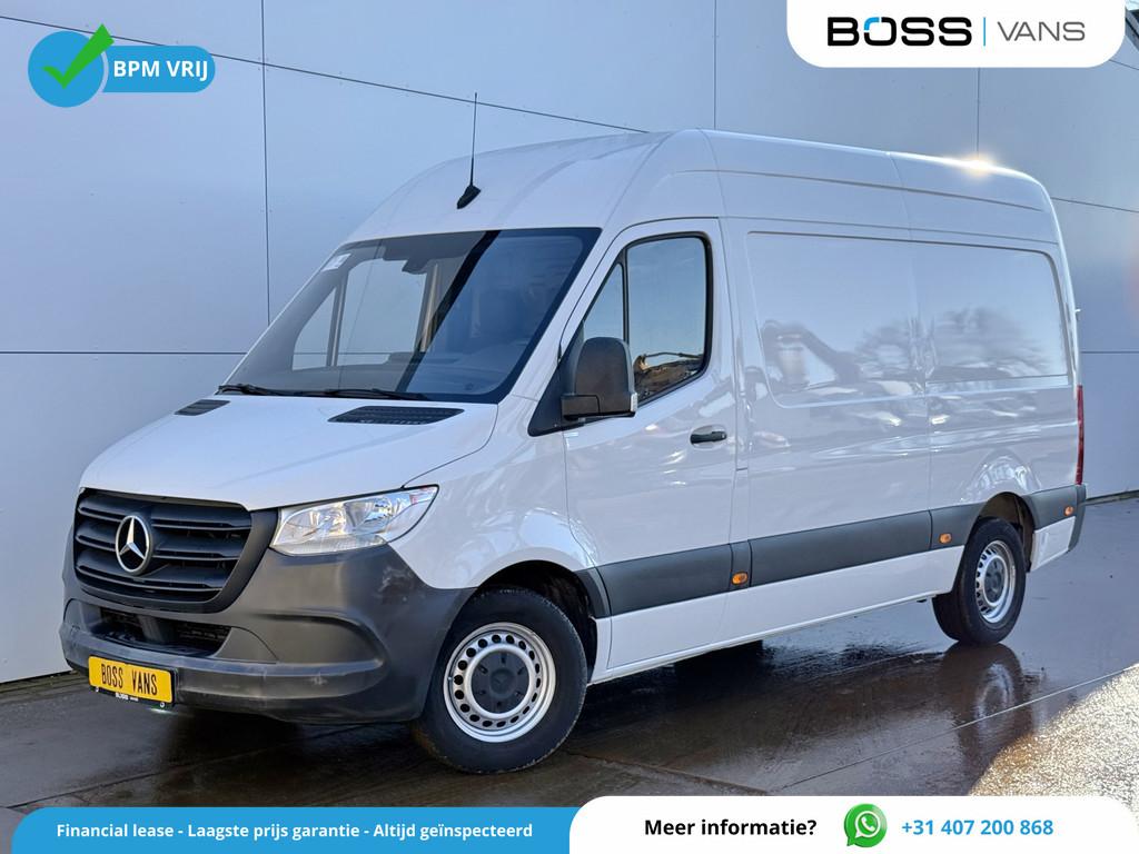Mercedes-Benz Sprinter 314 2.2 CDI Automaat L2H2 MBUX Climat, Stof, Gebruikt, Zwart, 2000 kg