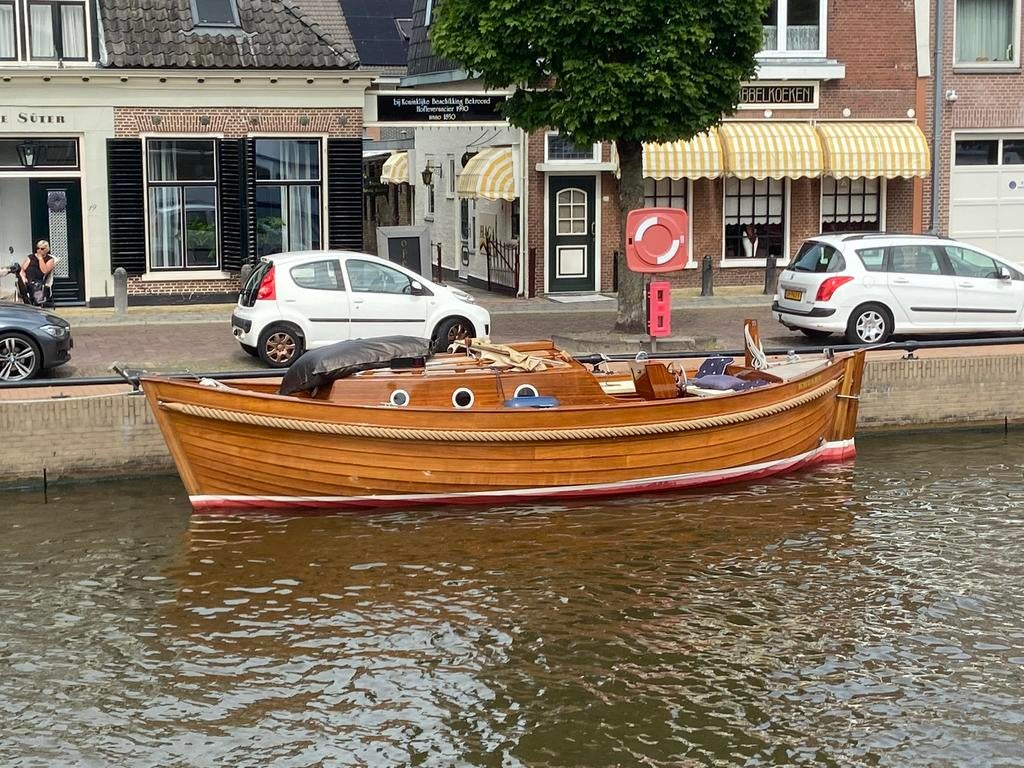 Unieke Scherpel kajuit sloep,massief teakhout,complete refit, Ophalen, Binnenboordmotor, 6 meter of meer, Diesel