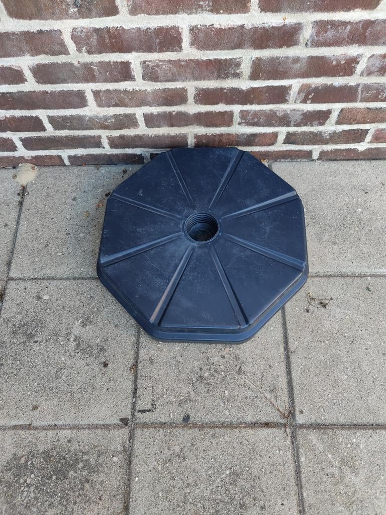parasolvoet beton 5 euro, Tuin en Terras, Ophalen, Gebruikt, Minder dan 1 meter, Parasolvoet