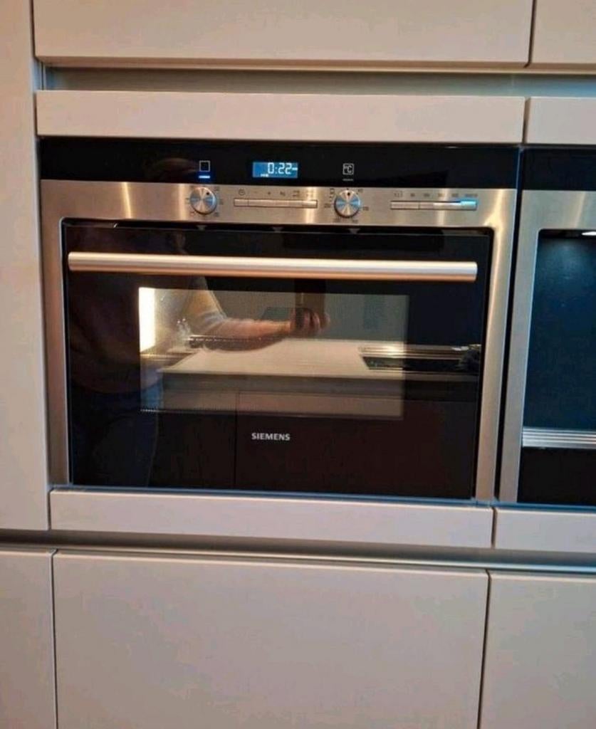 Siemens combi oven, Ophalen of Verzenden, Zo goed als nieuw, 45 tot 60 cm