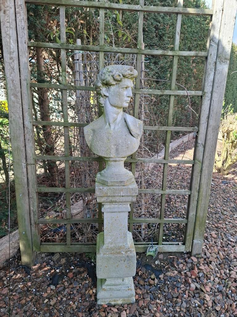 Borstbeeld David, van Michelangelo, op een voetstuk/ sokkel, Ophalen