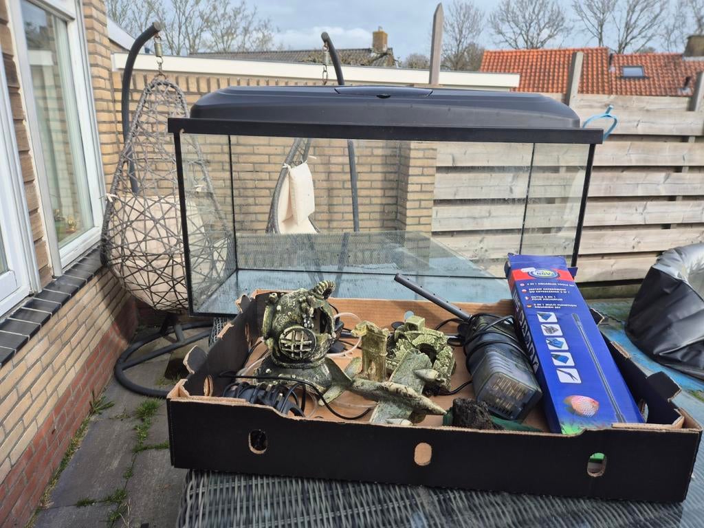 Complete set Aquarium 35x80 cm, Ophalen, Leeg aquarium