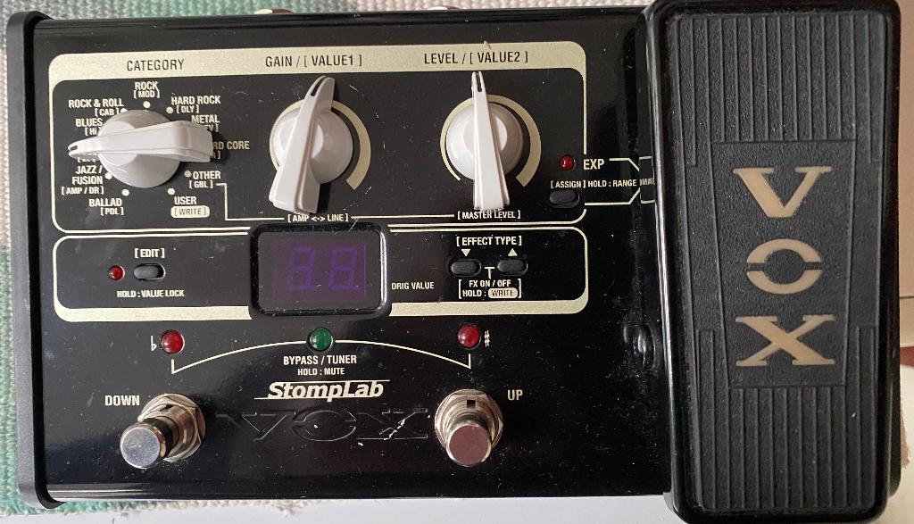 Vox Stomplab IIG modeling guitar effect proccesor, Muziek en Instrumenten, Effecten, Ophalen of Verzenden, Zo goed als nieuw, Multi-effect