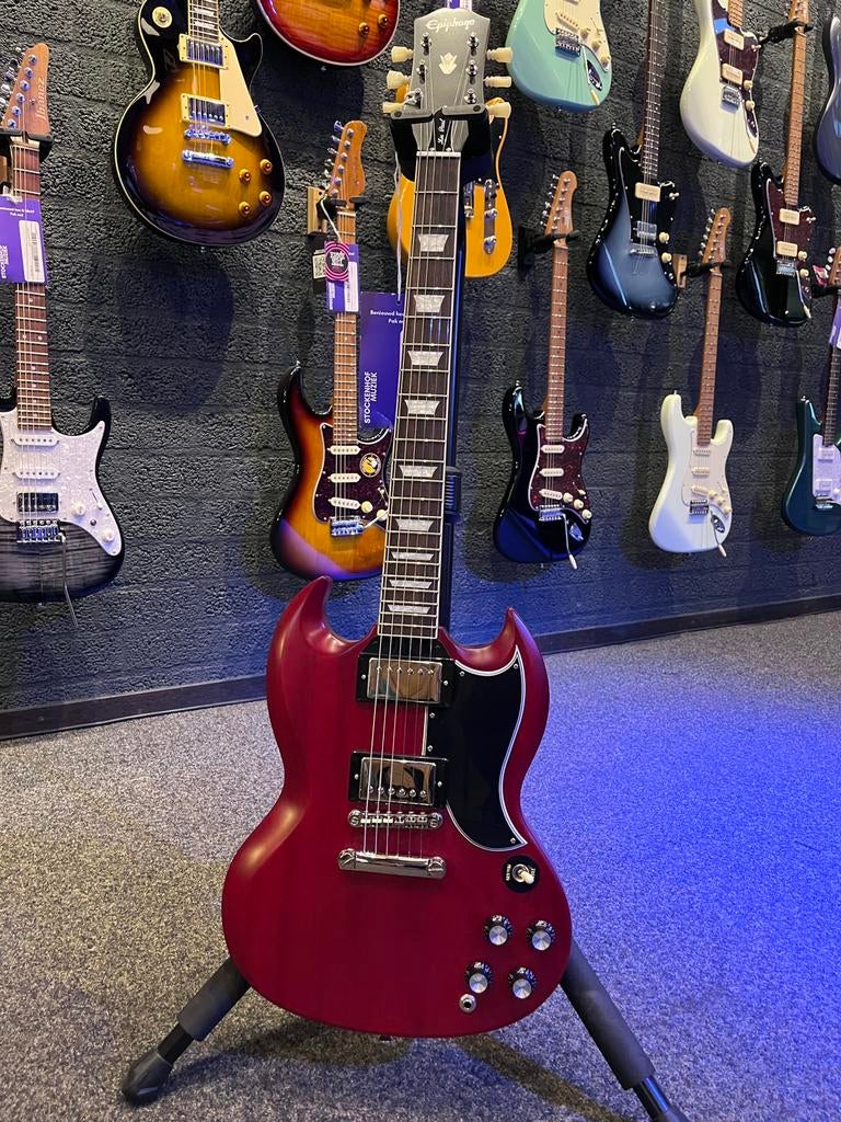 Epiphone SG standard 1961 Les Paul, Ophalen of Verzenden, Zo goed als nieuw, Solid body, Epiphone