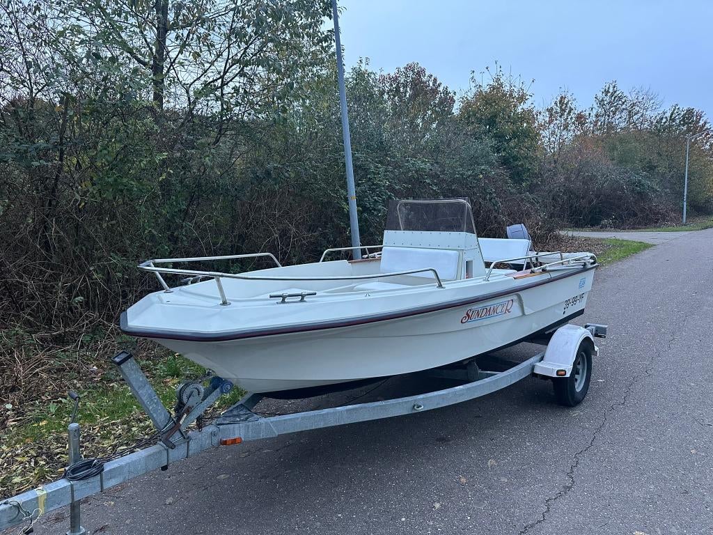 Elan GT495 Sundancer 70PK - 5 meter Consoleboot vaarklaar!, Ophalen of Verzenden, Zo goed als nieuw, 3 tot 6 meter, Buitenboordmotor