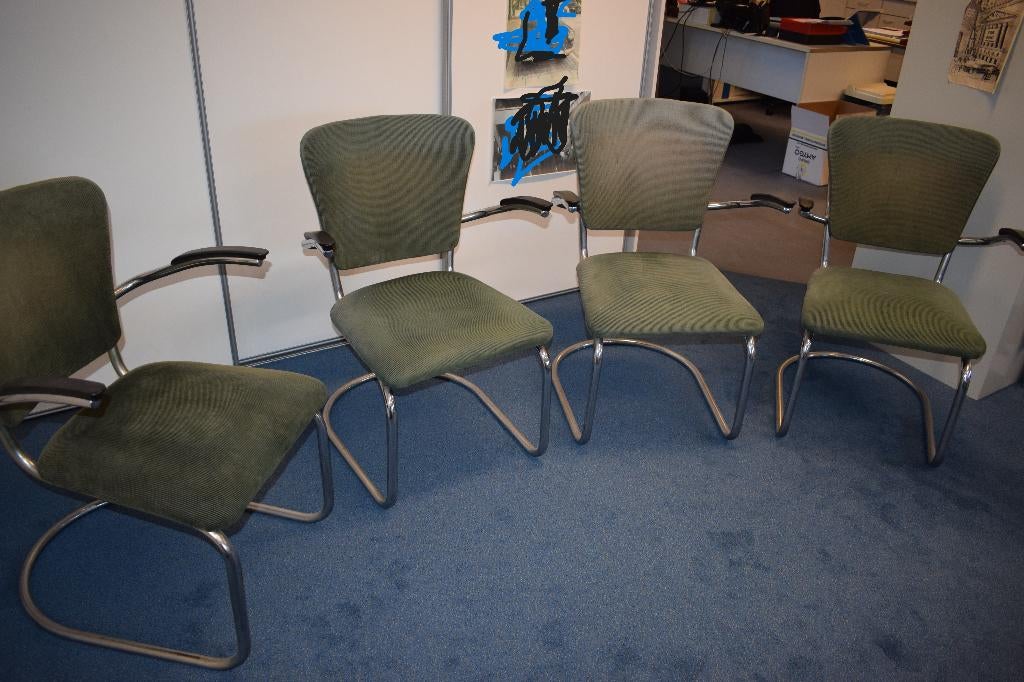 Gispen stoelen, Ophalen, Gebruikt, Groen, Bureaustoel