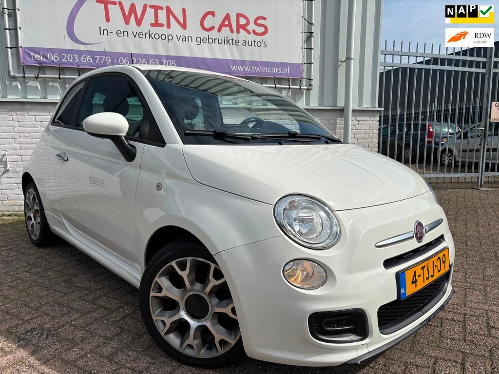 Fiat 500 0.9 TwinAir Turbo 500S, Voorwielaandrijving, Elektrische ramen, Gebruikt, Origineel Nederlands