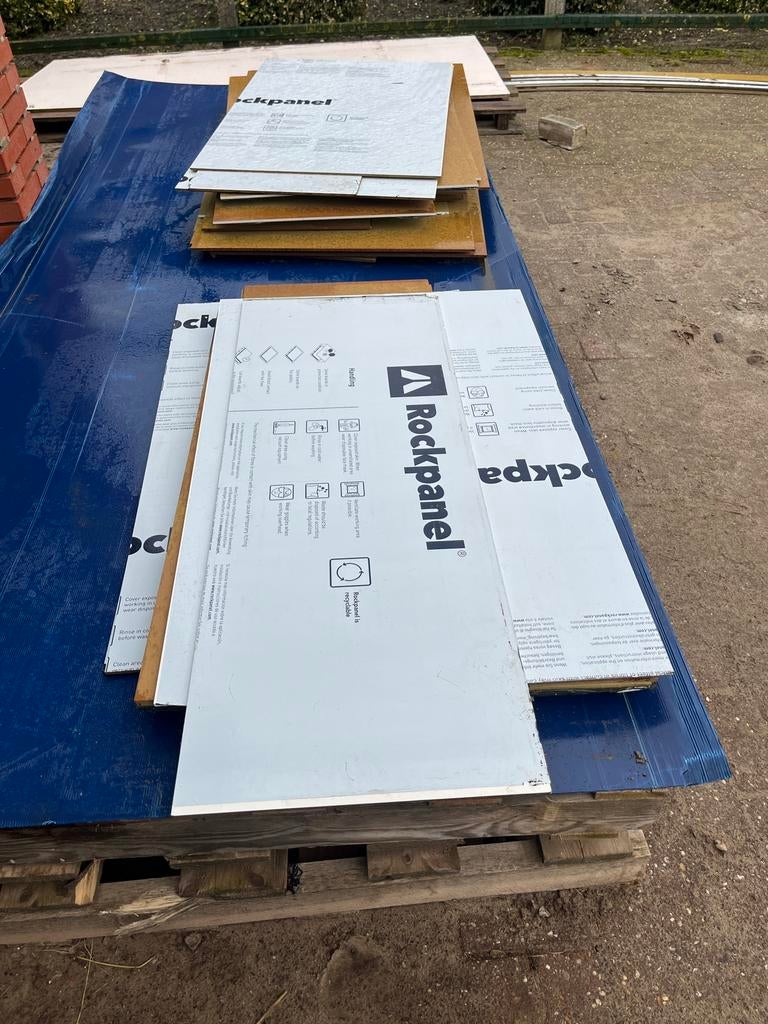 Rockpanel 6mm  ral 9010, Ophalen, Zo goed als nieuw