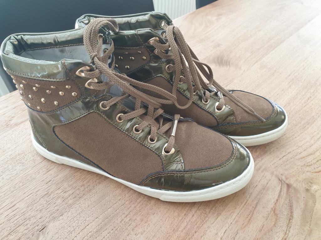 Glamorous hoge sneakers in maat 38., Ophalen of Verzenden, Zo goed als nieuw, Sneakers of Gympen