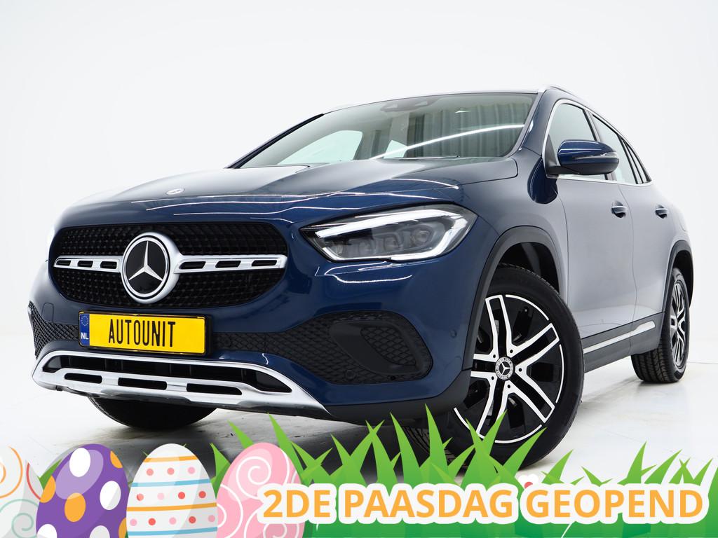 Mercedes-Benz GLA 250 e | Panoramadak | Trekhaak | Leder | C, Gebruikt, Zwart, Blauw, Bedrijf
