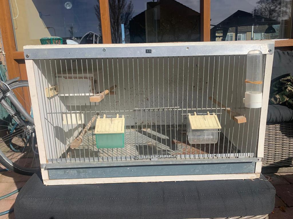 Broedhok vogelhok, Dieren en Toebehoren, Vogels | Hokken en Kooien, Ophalen, Gebruikt, Hout, Broedkooi of Kweekkooi