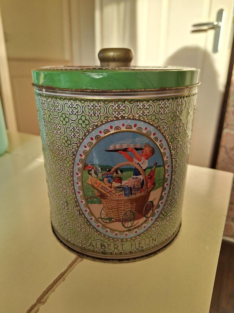 Albert Heijn bewaar blik, Verzenden, Zo goed als nieuw, Koek(jes), Overige merken