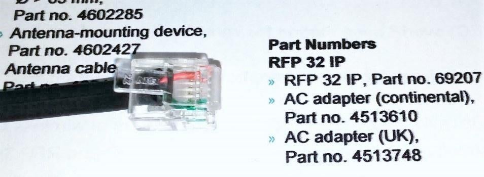 FRIWO FW3288 38V 0.3A RFP L32 IP Adapter 4513610 Avaya Mitel, Ophalen of Verzenden, Zo goed als nieuw, Toebehoren