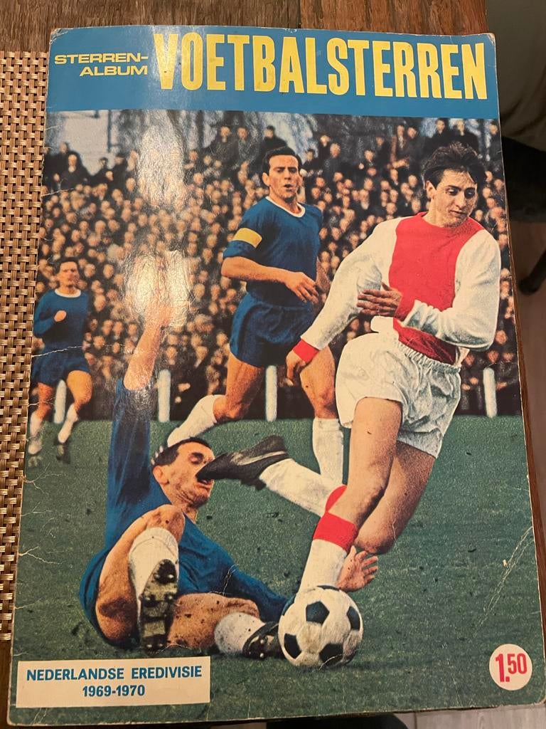 Voetbalsterren album 1969/70 - Incompleet, Ophalen of Verzenden, Gebruikt, Overige binnenlandse clubs, Boek of Tijdschrift