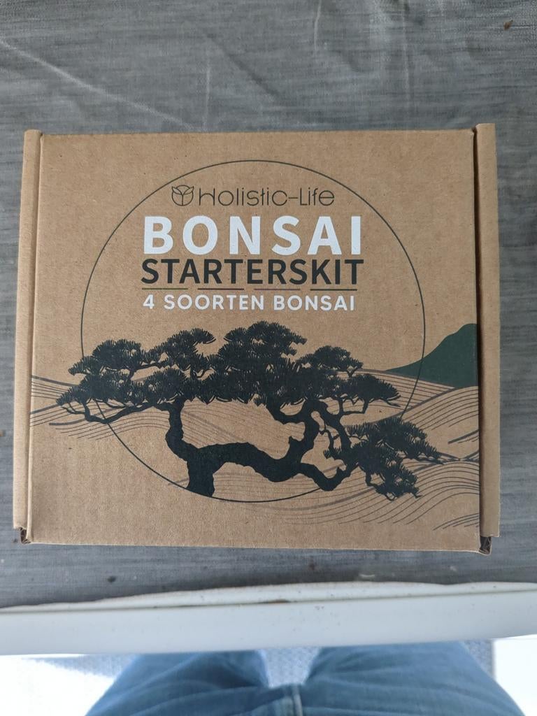 Bonsai Starterskit - Kweek je eigen Bonsai (4 Soorten), Overige soorten, Vaste plant, Ophalen of Verzenden, Bloeit niet