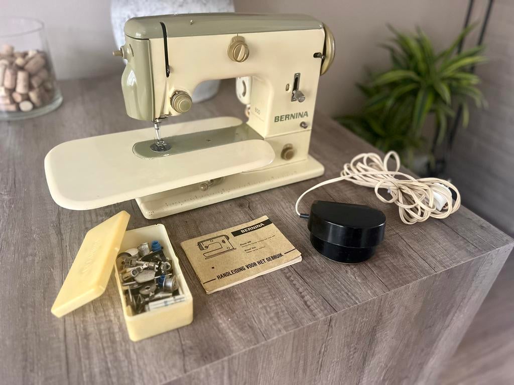 Robuuste Bernina 600 Naaimachine incl Voetpedaal+handleiding, Ophalen of Verzenden, Zo goed als nieuw, Naaimachine, Bernina