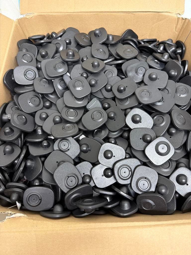 Doos vol alarmlabels / hard tags /beveiligingen, Kleding | Dames, Kledinghangers, Ophalen of Verzenden